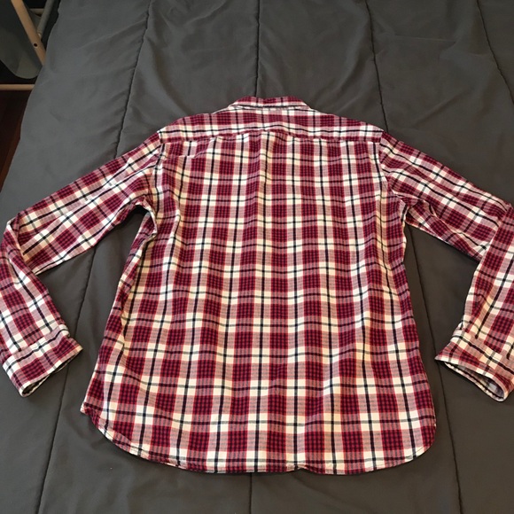 J. Crew flannel button-up, size medium - Picture 5 of 10
